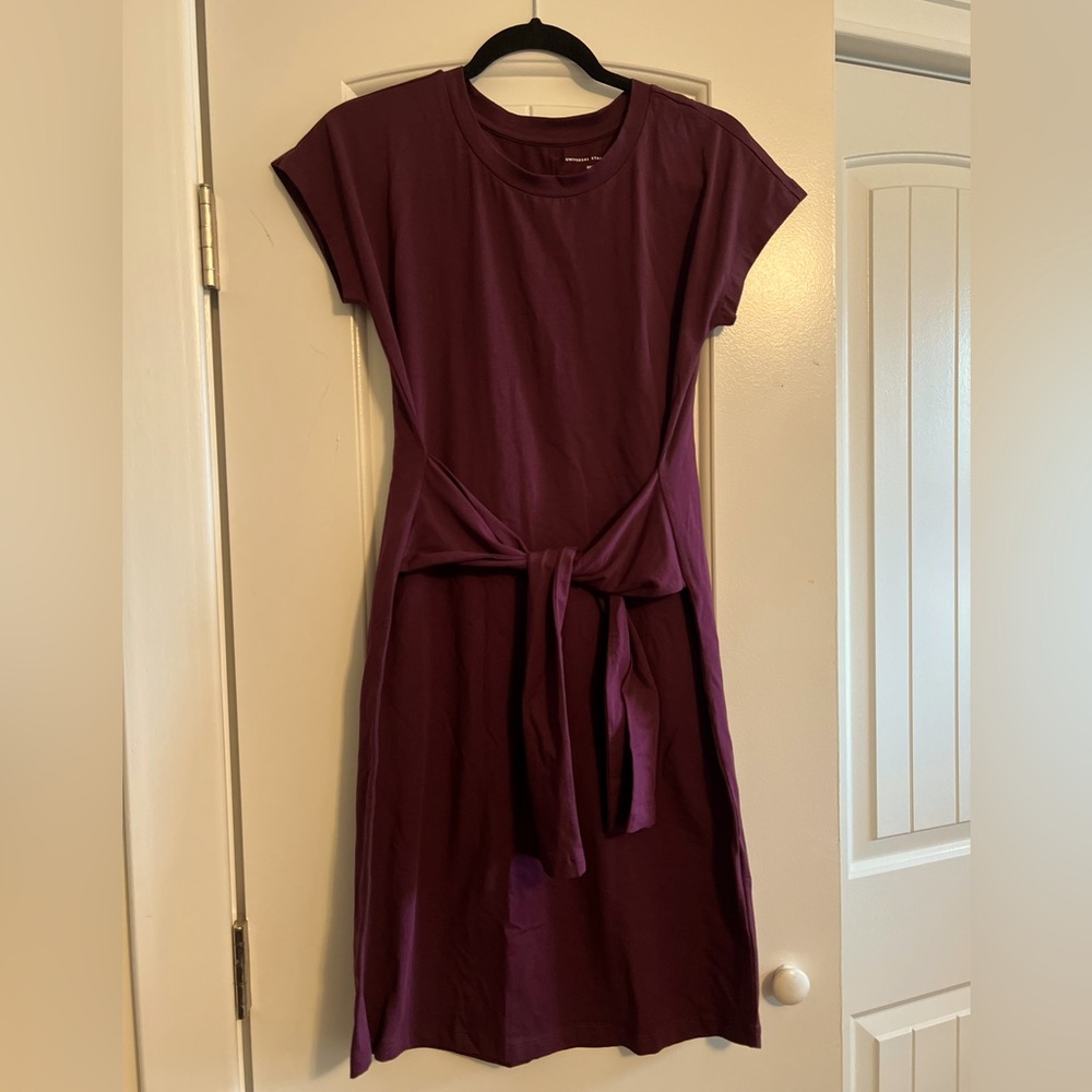 NWT Universal Standard Misa jersey dress Sz 3XS (4) eggplant